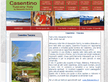 Tablet Screenshot of casentino-toscana.com